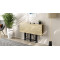 Стол-книжка трансформер Спайдер Ferrum-decor 750x1150x880 Черный металл ДСП Дуб Сонома 16 мм (FRD-105091)