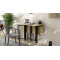 Стол-книжка трансформер Спайдер Ferrum-decor 750x1150x880 Черный металл ДСП Дуб Сонома 16 мм (FRD-105091)