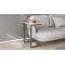 Столик приставний Террі Ferrum-decor 650x440x330 Чорний метал ДСП Дуб Сонома 16 мм (FRD-104651)