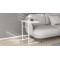 Столик приставний Террі Ferrum-decor 650x440x330 Білий метал ДСП Бетон 16 мм (FRD-104661)
