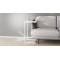 Столик приставний Террі Ferrum-decor 650x440x330 Білий метал ДСП Бетон 16 мм (FRD-104661)