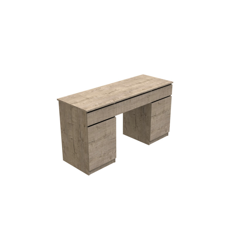Стіл комп'ютерний Віто 2 Ferrum-decor 750x1400x500 ДСП Дуб Сан-Марино 16 мм (FRD-104831)