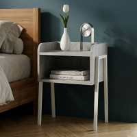 Тумба модульна Ferrum-decor Джузі 540x450x320 метал Білий ДСП Бетон 16 мм (FRD-102981)