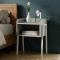 Тумба модульна Ferrum-decor Джузі 540x450x320 метал Білий ДСП Бетон 16 мм (FRD-102981)