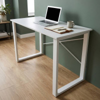 Письмовий стіл Ferrum-decor Драйв 750x1000x600 Білий метал ДСП Біле 16 мм (FRD-103101)