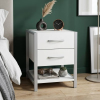 Тумба универсальная Ferrum-decor Вивьен 2/1 50x41x40 серый ДСП Белое 16мм (FRD-104181)