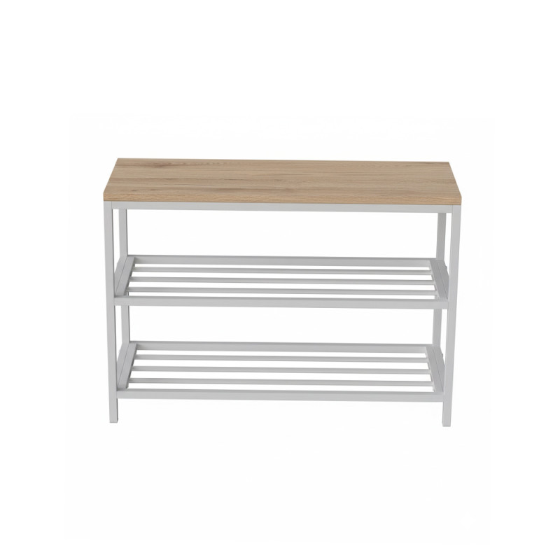 Банкетка универсальная Ferrum-decor Слайм 45x63x26 серый ДСП Сан-Марино 16мм (FRD-104081)