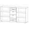 Комод 2Д4Ш Сокме Джейкоб 160x90x40,2 Дуб вікінг/Антрацит (SKM-081277)