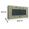 Комод 2Д4Ш Сокме Джейкоб 160x90x40,2 Дуб вікінг/Антрацит (SKM-081277)