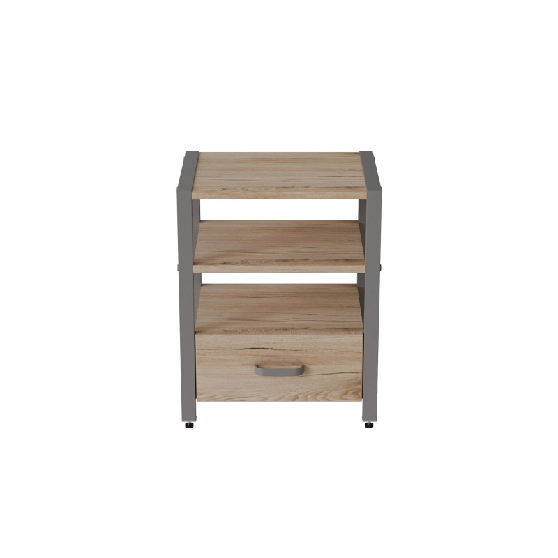Тумба універсальна Ferrum-decor Вів'єн 1/1 50x41x40 сірий ДСП Дуб Сан-Марино 16мм (FRD-104152)