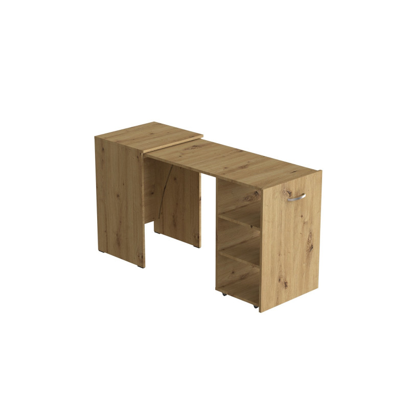 Стіл-тумба трансформер Смарт 1/1 Ferrum-decor 750x1450x500 ДСП Дуб Артизан 16 мм (FRD-105072)