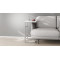 Столик приставний Террі Ferrum-decor 650x440x330 Сірий метал ДСП Біле 16 мм (FRD-104662)