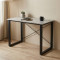 Письмовий стіл Ferrum-decor Драйв 750x1000x600 Чорний метал ДСП Бетон 32 мм (FRD-103302)