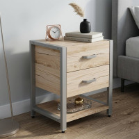 Тумба універсальна Ferrum-decor Вів'єн 2/1 50x41x40 сірий ДСП Дуб Сан-Марино 16мм (FRD-104182)