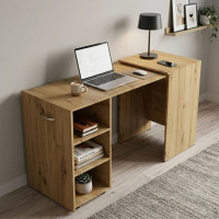 Стол-тумба трансформер Смарт 1/1 Ferrum-decor 750x1450x500 ДСП Дуб Артизан 16 мм (FRD-105072)
