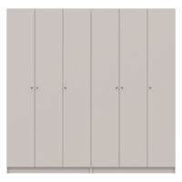 Комплект шаф для одягу Doros Промо (2 шт.) 270х48х204 см Кашемір (DRS-011216)