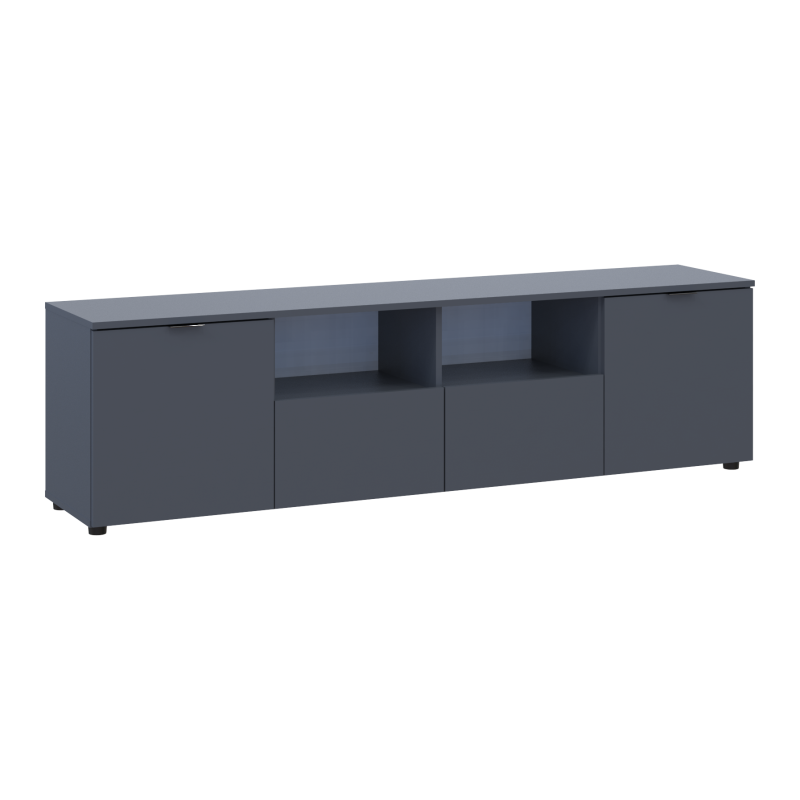 Тумба під ТВ Doros Рон 4 180х38х50 см Графіт (DRS-011299)
