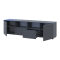 Тумба під ТВ Doros Рон 4 180х38х50 см Графіт (DRS-011299)