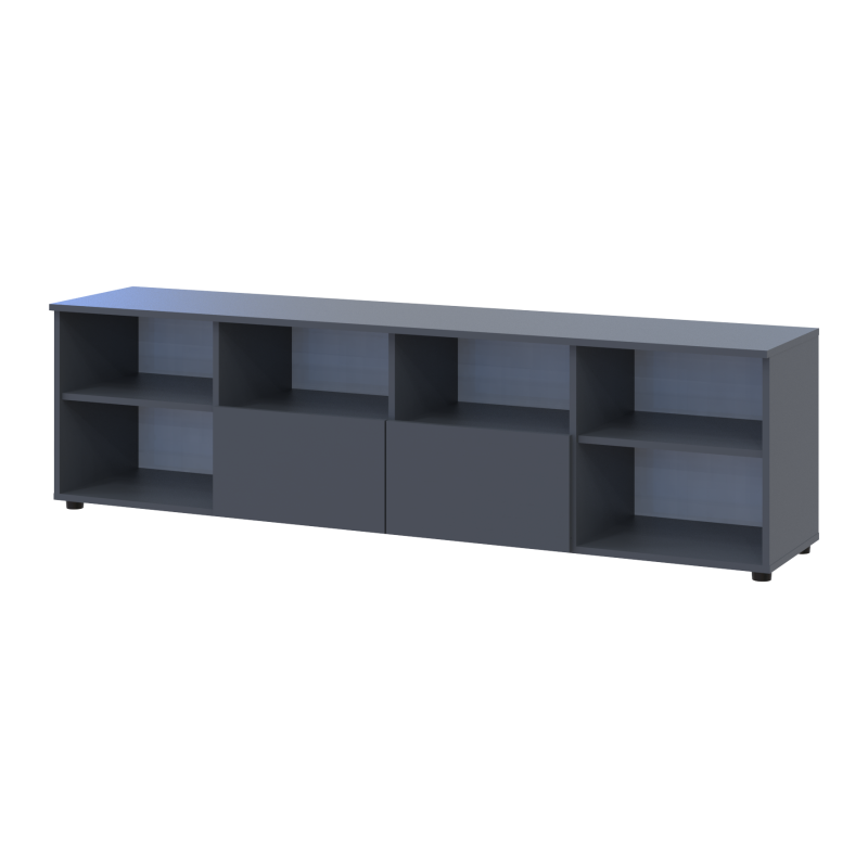 Тумба під ТВ Doros Рон 4 180х38х50 см Графіт (DRS-011299)