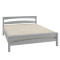 Двуспальная кровать Mebigrand Чикаго Сити Светло-серый (RAL 7040) 140х190 см (MBG-1538)
