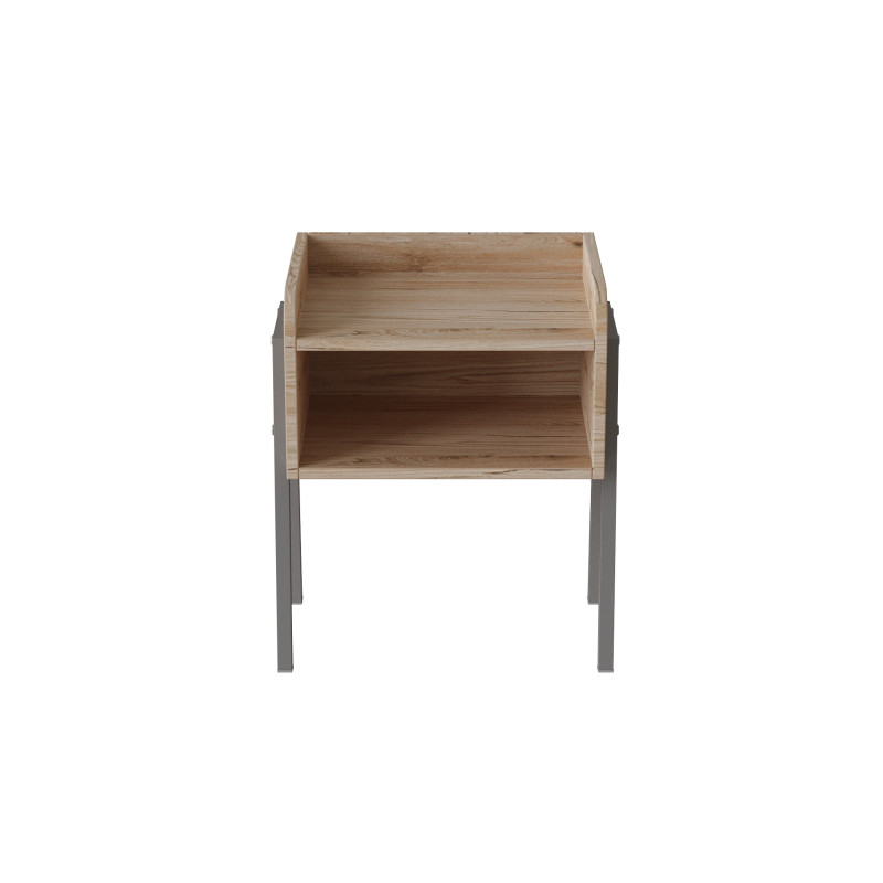 Тумба модульная Ferrum-decor Джузи 540x450x320 металл Серый ДСП Дуб Сан-Марино 16 мм (FRD-102983)