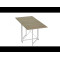 Стол-книга трансформер Орион 2 Ferrum-decor 750x1520x730 Белый металл ДСП Дуб Сонома 16 мм (FRD-104593)