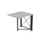 Стол-книжка трансформер Орион 1 Ferrum-decor 750x810x730 Черный металл ДСП Бетон 16 мм (FRD-104603)