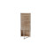 Стіл книжка з етажеркою Практик 2 Ferrum-decor 1555x640x990 Білий метал ДСП Дуб Сан-Марино 16 мм (FRD-104633)