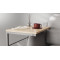 Столик приставний Террі Ferrum-decor 650x440x330 Сірий метал ДСП Дуб Сан-Марино 16 мм (FRD-104663)