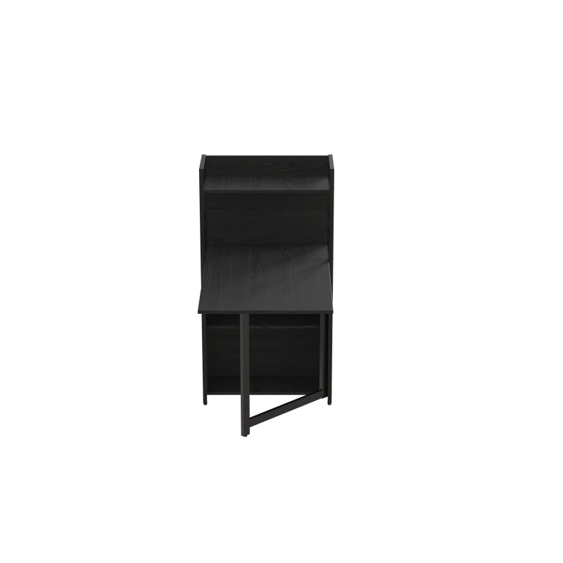 Стол книжка с этажеркой Практик 1 Ferrum-decor 1200x640x990 Черный металл ДСП Сосна Кембра 16 мм (FRD-104613)