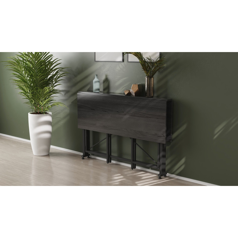 Стіл-книга трансформер Оріон 3 Ferrum-decor 750x1150x880 Чорний метал ДСП Сосна Кембра 16 мм (FRD-105083)