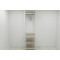 Шкаф Гардероб Уни секция 3 серии Конект Ferrum-decor 220x60x50см Белый металл ДСП Дуб Сонома 32 мм (FRD-104533)