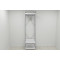 Шафа Гардероб Уні секція 1 серії Конект Ferrum-decor 220x60x50см Сірий метал ДСП Білий 32 мм (FRD-104503)