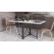 Стол-книга трансформер Орион 2 Ferrum-decor 750x1520x730 Черный металл ДСП Белое 16 мм (FRD-104583)