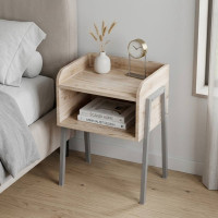 Тумба модульна Ferrum-decor Джузі 540x450x320 метал Сірий ДСП Дуб Сан-Марино 16 мм (FRD-102983)