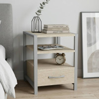 Тумба універсальна Ferrum-decor Вів'єн 1/1 50x41x40 сірий ДСП Дуб Сонома 16мм (FRD-104153)