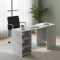 Стіл-тумба трансформер Смарт 1/1 Ferrum-decor 750x1450x500 ДСП Бетон 16 мм (FRD-105073)