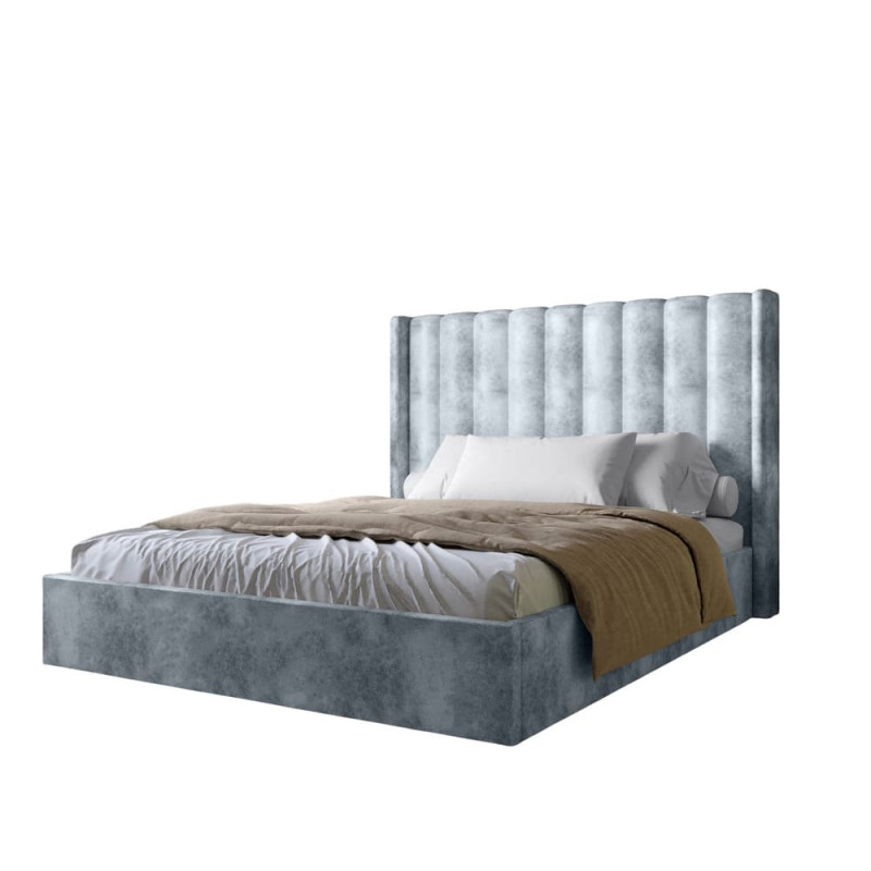 Двуспальная кровать с подъемным механизмом LION Нино 160x200 см SILK 202 (Авокадо) (LION-045057)