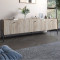 Тумба под телевизор на 3 ящика LION Wood с черными ножками 180x50x40 см Дуб Сонома (LION-043100)