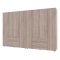 Комплект шаф для одягу Doros Гелар (2 шт.) 310х49,5х203,4 см Дуб сонома (DRS-011114)