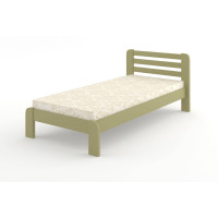 Кровать детская Mebigrand Ливия Оливковый (RAL1020) 80х200 см (MBG-2658)
