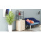 Стіл-тумба трансформер Смарт 4/1 з етажеркою Ferrum-decor 1430x1450x500 Чорний метал ДСП Дуб Сан-Марино 16 мм (FRD-105124)