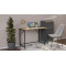 Стіл розкладний Моріс Ferrum-decor 750x1000x600 Чорний метал ДСП Дуб Артизан 16 мм (FRD-104674)