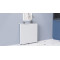 Стол-книжка трансформер Орион 1 Ferrum-decor 750x810x730 Белый металл ДСП Белое 16 мм (FRD-104604)