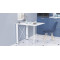 Стол-книжка трансформер Орион 1 Ferrum-decor 750x810x730 Белый металл ДСП Белое 16 мм (FRD-104604)
