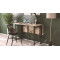 Стол-книжка трансформер Орион 3 Ferrum-decor 750x1150x880 Черный металл ДСП Дуб Сонома 16 мм (FRD-105084)