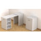 Стіл-тумба трансформер Смарт 1/2 Ferrum-decor 750x1450x600 ДСП Біле 16 мм (FRD-105074)