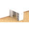 Стіл-тумба трансформер Смарт 1/2 Ferrum-decor 750x1450x600 ДСП Біле 16 мм (FRD-105074)