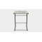 Столик приставний Террі Ferrum-decor 650x440x330 Чорний метал ДСП Бетон 16 мм (FRD-104654)