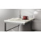 Столик приставний Террі Ferrum-decor 650x440x330 Чорний метал ДСП Бетон 16 мм (FRD-104654)